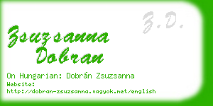 zsuzsanna dobran business card